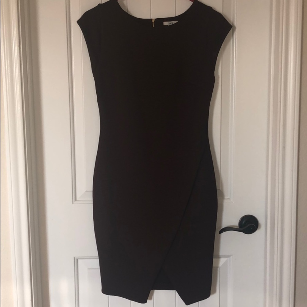 Burgundy cocktail dress. Bar III